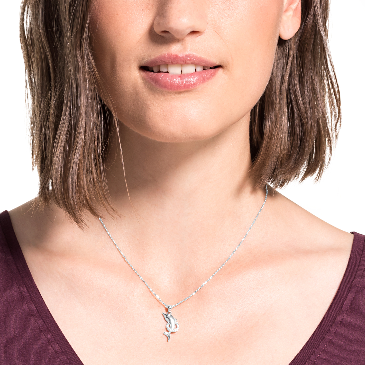 Amor Kette mit Anhänger Damen