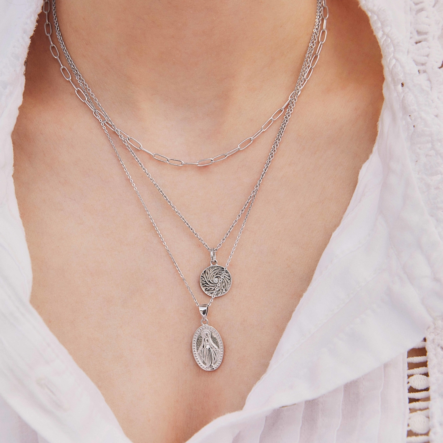 Amor Kette mit Anhänger Damen