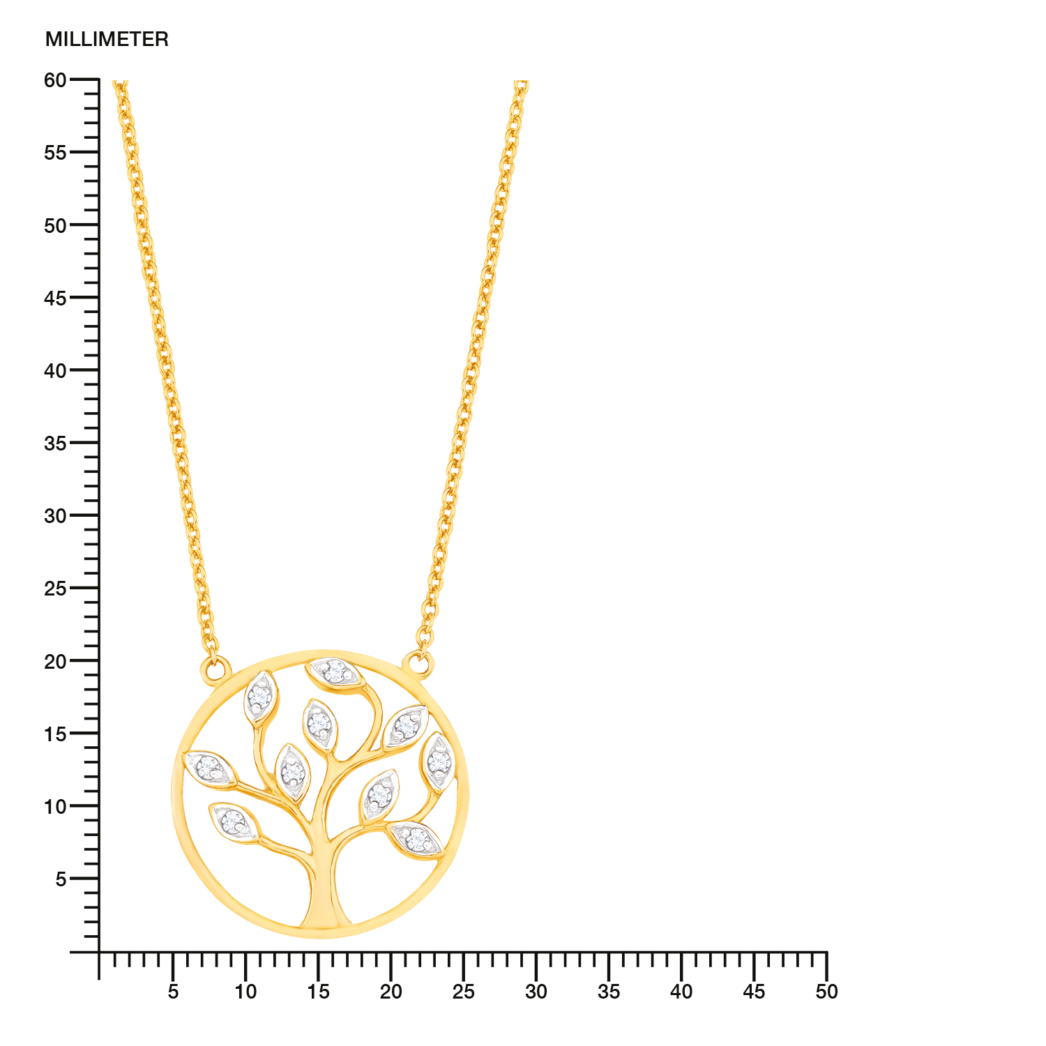 Amor Kette mit Anhänger Damen